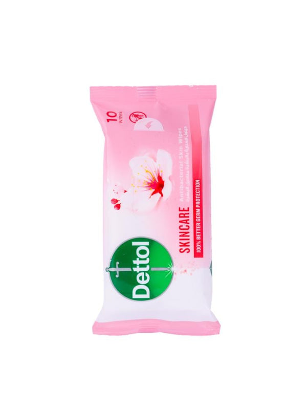 Dettol Refreshing Antibacterial Cleansing Wipes - 10 Count