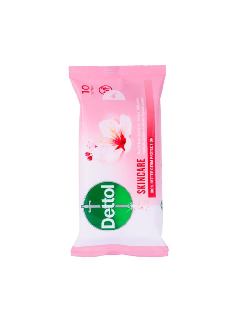 Dettol Refreshing Antibacterial Cleansing Wipes - 10 Count