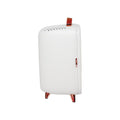 Rebune 6L Cosmetic Refrigerator with Cooling and Heating, LED Mirror, White