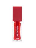 Katia Tinted Lip Oil - Moisturizing Shimmery Lip Gloss - Rosy Red