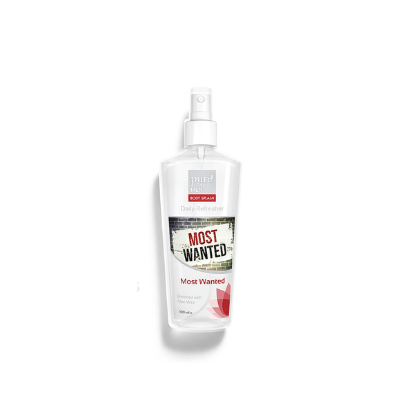 Body Splash For Men Most Wanted Refreshing Fragrance Pure Beauty 100ml