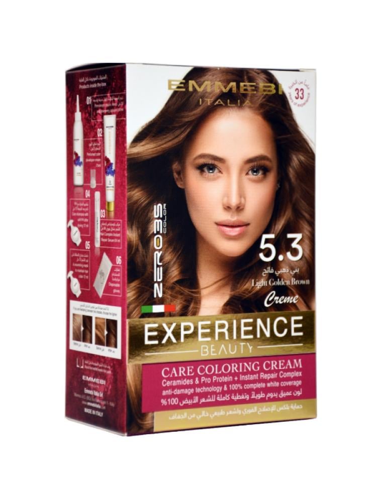 Zero 35 Permanent Hair Dye Kit - Shade 5.3 Light Golden Brown