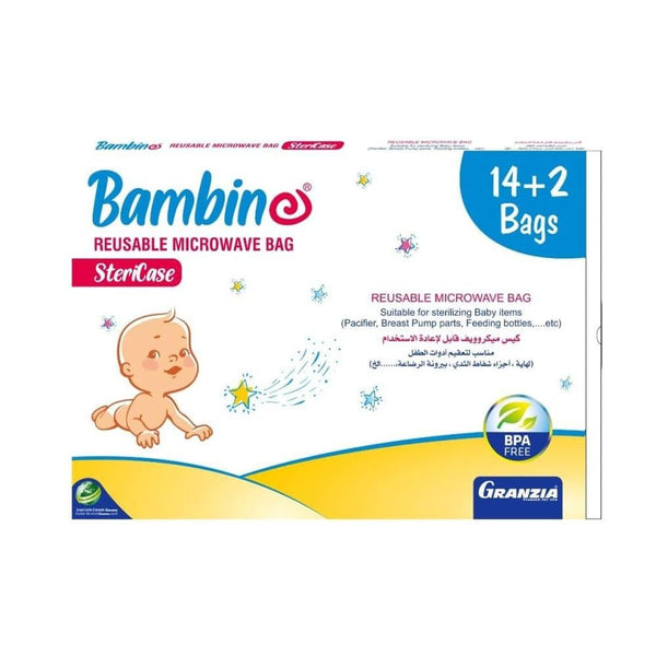 Microwave Sterilizer Bag Reusable BPA-Free Granzia 1-Pack