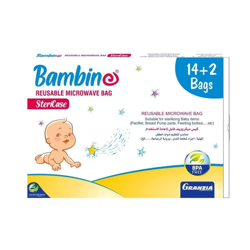 Microwave Sterilizer Bag Reusable BPA-Free Granzia 1-Pack