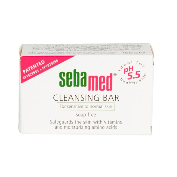 Cleansing Bar Sensitive Skin Soap-Free Sebamed 100g