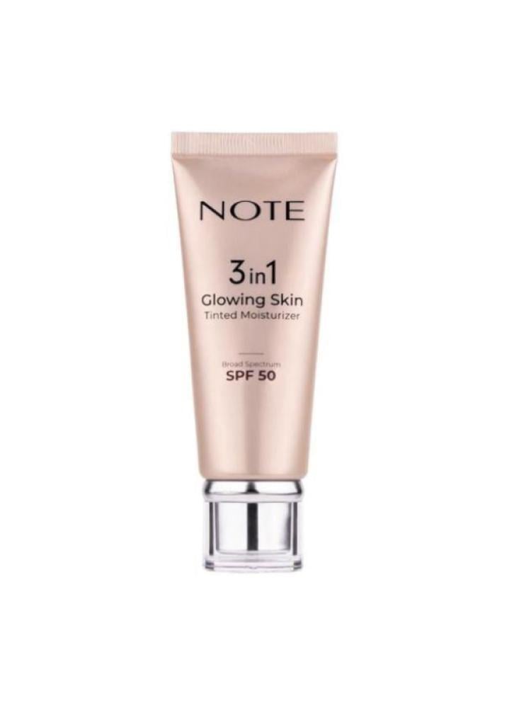 Note 3-in-1 Glowing Skin Tinted Moisturizer SPF 50