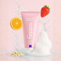 The Hoppa Creamy Foaming Face Wash, AHA Exfoliating Cleanser, 200ml