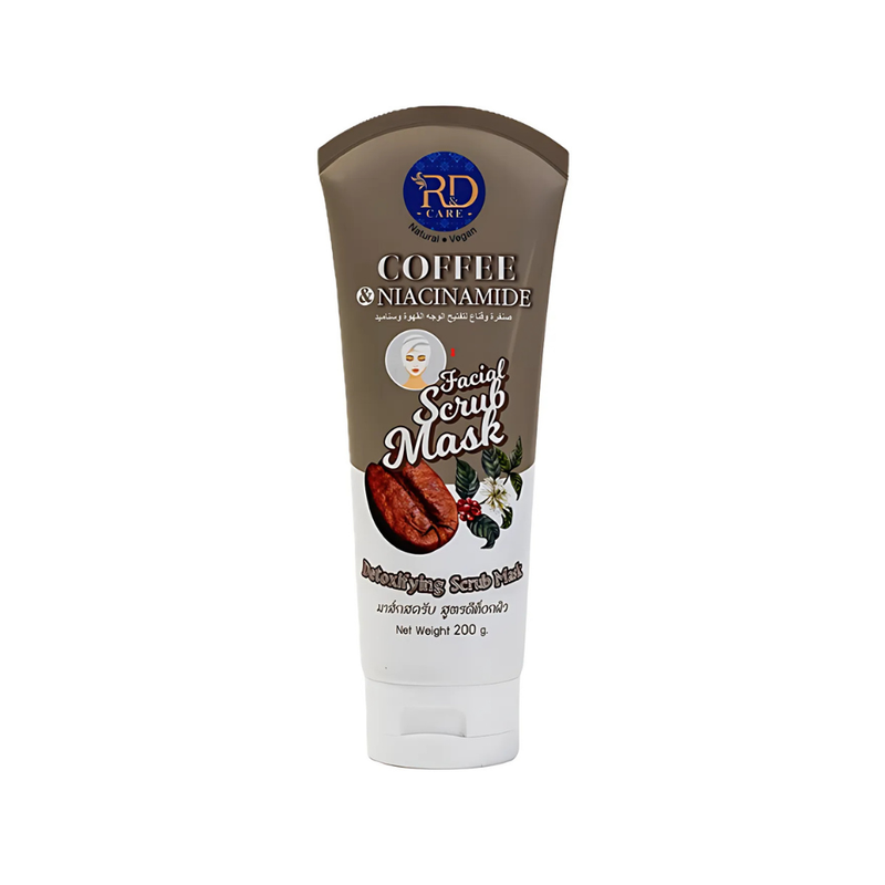 R&D Coffee Face Scrub and Brightening Mask 200g