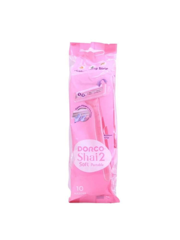 Dorco Shay 2-Blade Women's Razor Set 10 Pieces