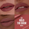 Maybelline Rouge Creamy Matte Lipstick with Hyaluronic Acid, 006 Hold the Door