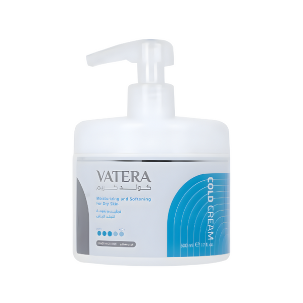 Vatera Cold Cream Moisturizing Fragrance-Free for Dry Sensitive Skin 500ml