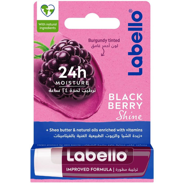 Best Sheer Tinted Lip Balm Blackberry Shine Moisturising Formula Labello 4.8g
