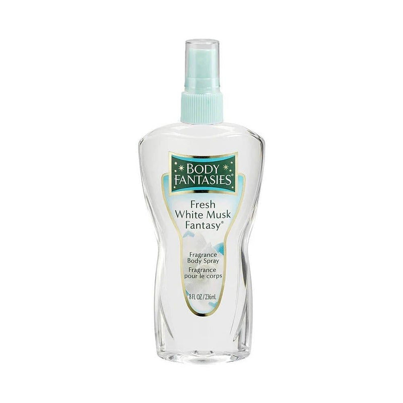 Body Mist Fresh White Musk Long-Lasting Body Fantasies 236ml