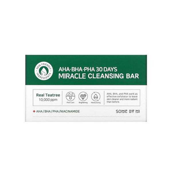 Exfoliating Cleansing Bar with AHA BHA PHA - Some By Mi 106g