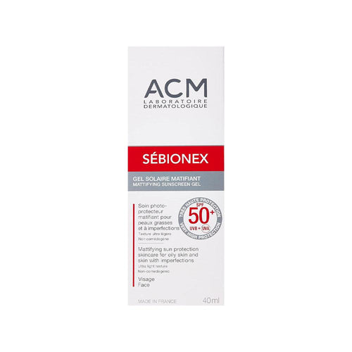 Sunscreen Gel SPF 50 Mattifying Sebionex ACM 40ml
