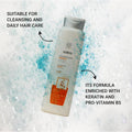 Sairo Keratin Shampoo for Dry Damaged Hair Repair 750ml