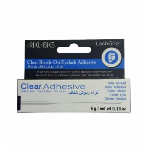 Ardell Eyelash Glue, Clear Adhesive with Brush, 5g, Latex-Free
