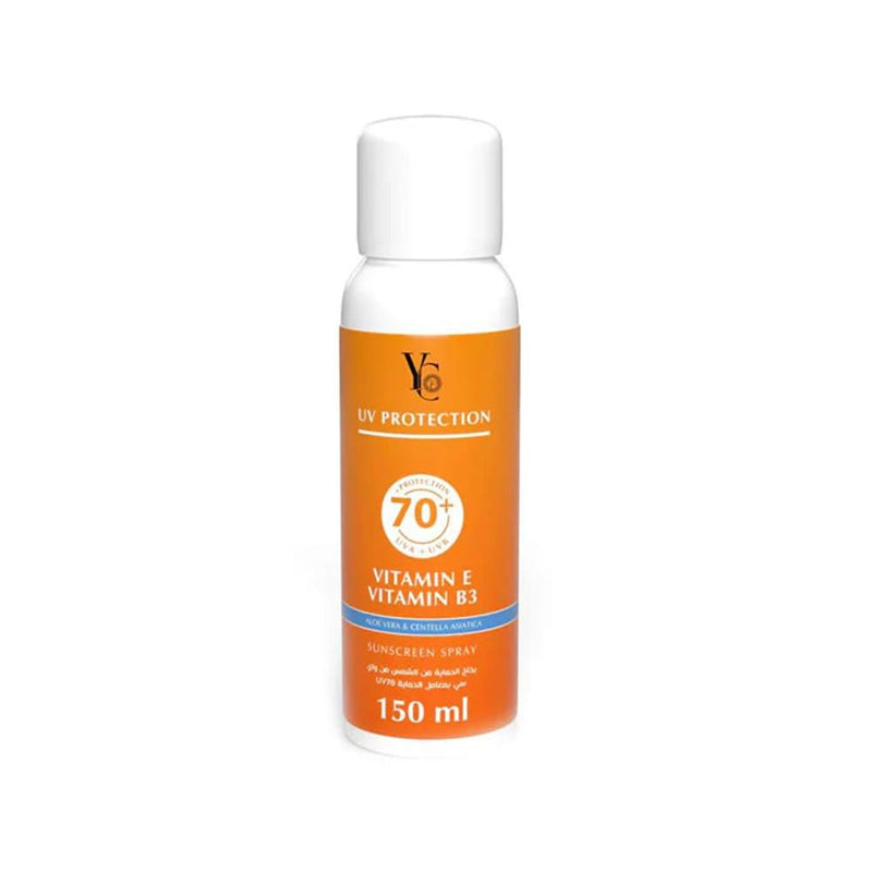 Spray Sunscreen for Face SPF 70+ Lightweight Non-Sticky YC 150ml