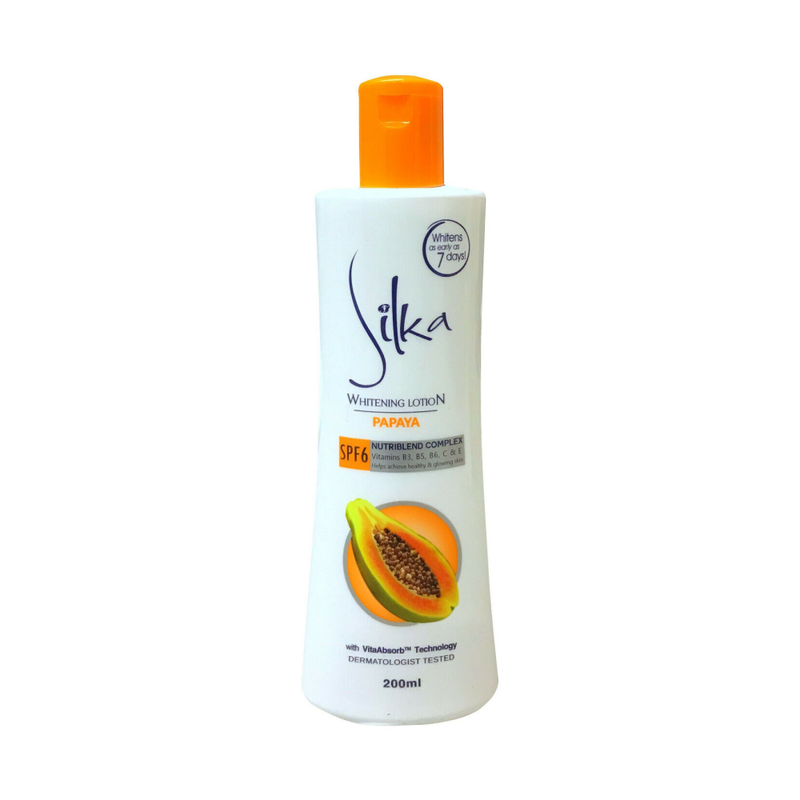 Silka Papaya Body Lotion with SPF 6 200 ml