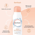 Femfresh Intimate Deodorant Spray, Hypoallergenic, 125ml