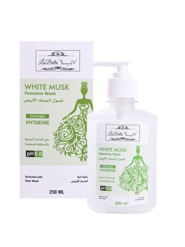 Intimate Wash White Musk Gentle pH-Balanced LaBella 250ml