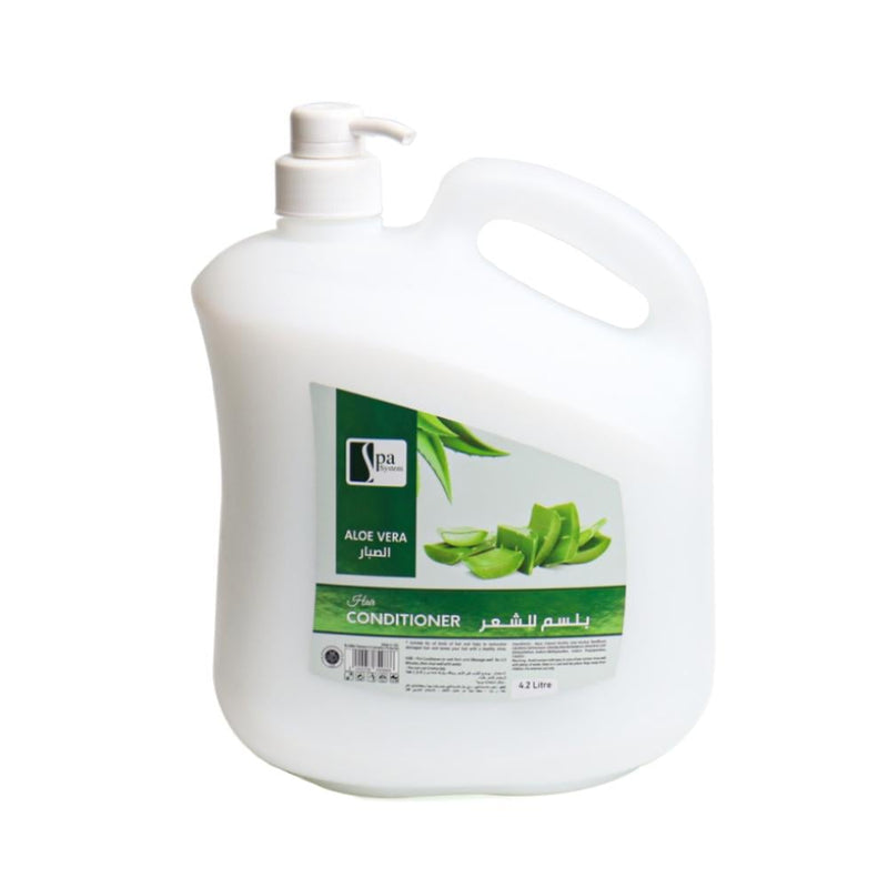 Spa System Aloe Vera Hair Conditioner, Anti-Dandruff Formula, 4.2L