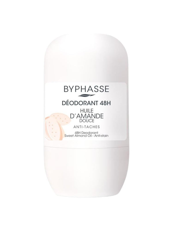 Byphasse Sweet Almond Oil Roll-On Deodorant - 50ml