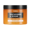 White Musk Macadamia & Sugar Body Scrub Exfoliating Kundal 550g