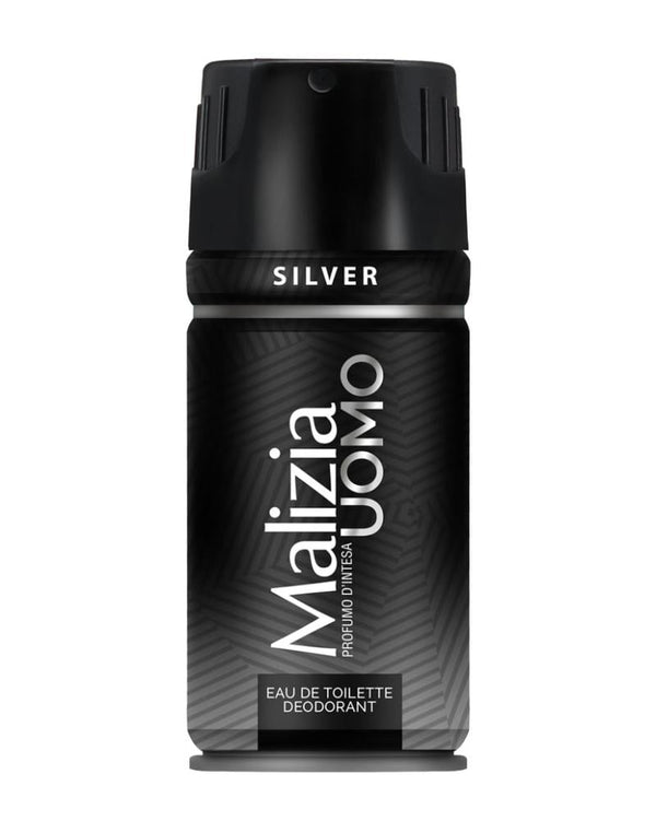 Silver Spray Deodorant For Men Sensitive Skin Protection Malizia 150ml