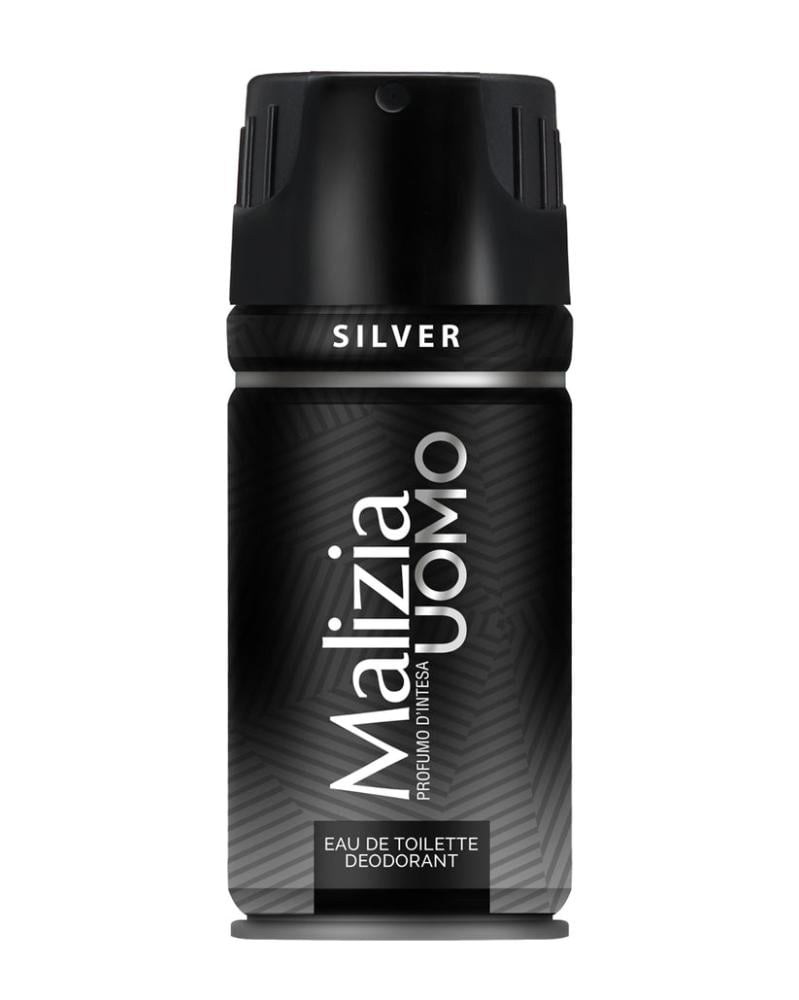 Silver Spray Deodorant For Men Sensitive Skin Protection Malizia 150ml