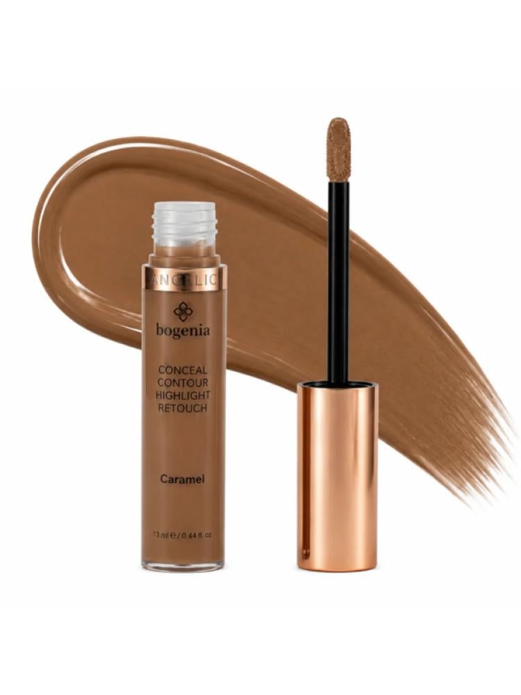 Concealer for Dark Circles and Blemishes Full Coverage Hydrating Bogenia 4 in 1 Amp 10ml