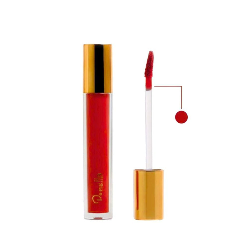Donella Liquid Lipstick Glossy Finish High Coverage Shade 18