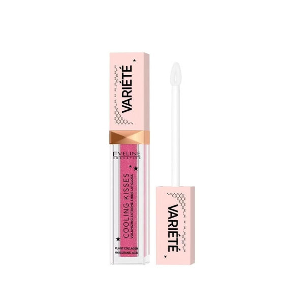 Eveline Variety Lip Plumper Gloss with Collagen & Hyaluronic Acid, Shade 06