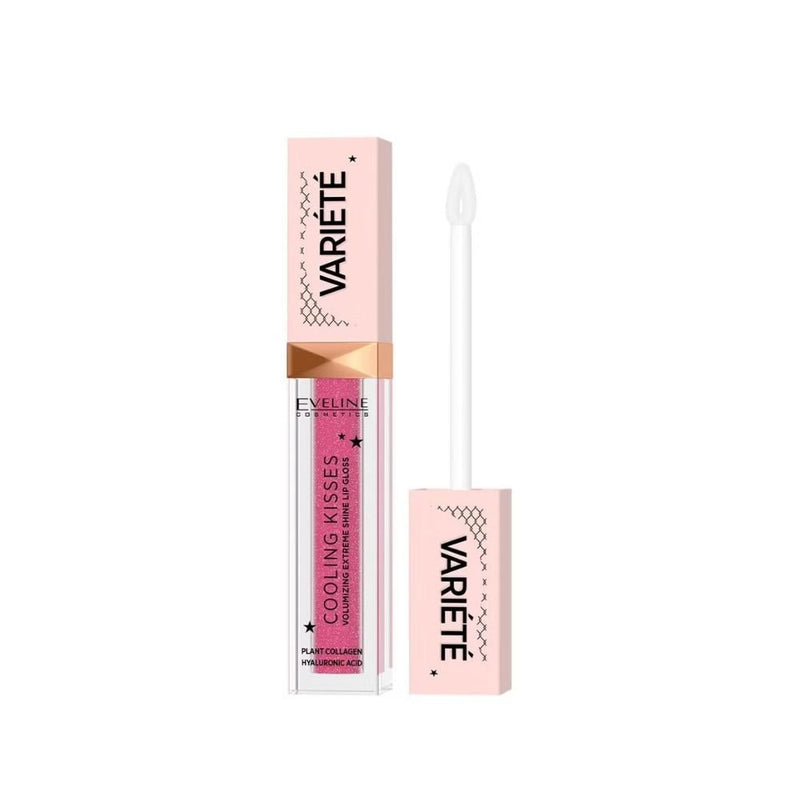 Eveline Variety Lip Plumper Gloss with Collagen & Hyaluronic Acid, Shade 06