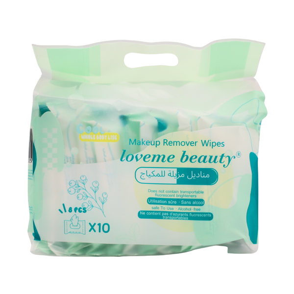 Makeup Remover Wipes Gentle Cleansing Sensitive Skin Lavme Beauty 10 Pack
