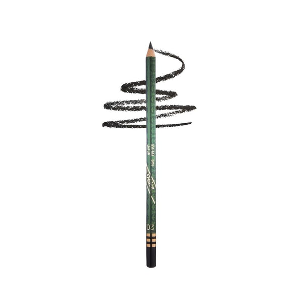 Black Kohl Eyeliner Pencil Smooth Creamy Formula Elizabeth Helen 201