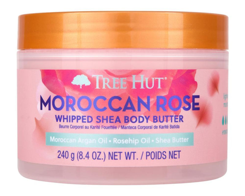 Whipped Body Butter Moroccan Rose Deep Hydration Tree Hut 240g