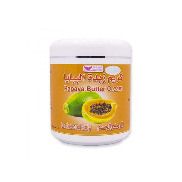 Kuwait Shop Papaya Butter Cream for Skin Brightening and Hydration, 500g