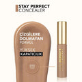 Flormar Stay Perfect Concealer 010 Toffee, High Coverage, 12-Hour Wear