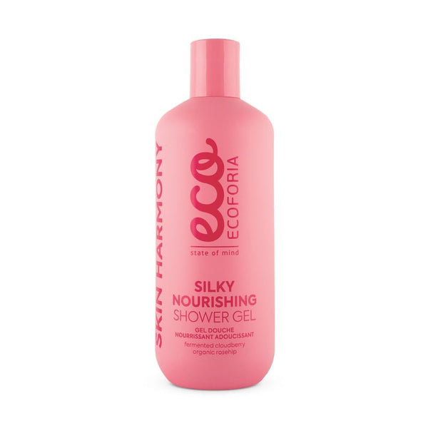 Ecoforia Silk Touch Shower Foam, Deep Cleansing, Moisturizing, 400ml