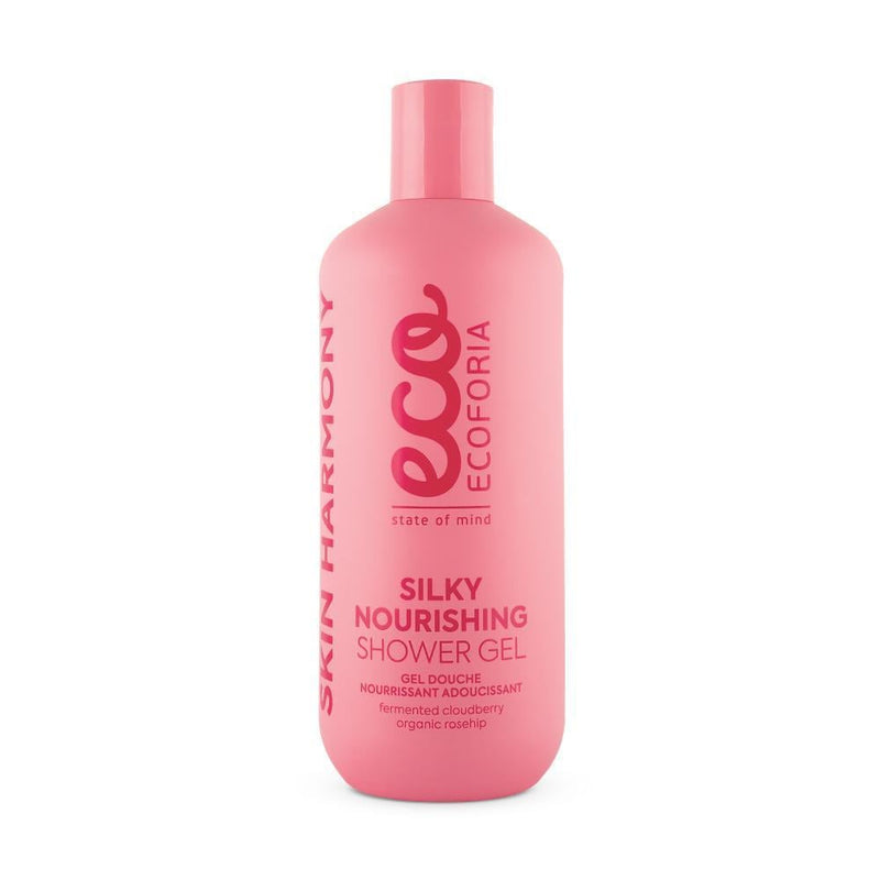 Ecoforia Silk Touch Shower Foam, Deep Cleansing, Moisturizing, 400ml