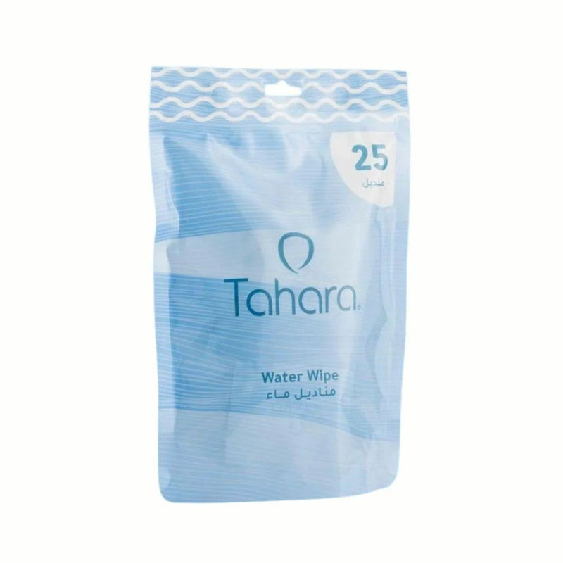 Tahara Water Wipes Fragrance-Free Alcohol-Free 25 Count