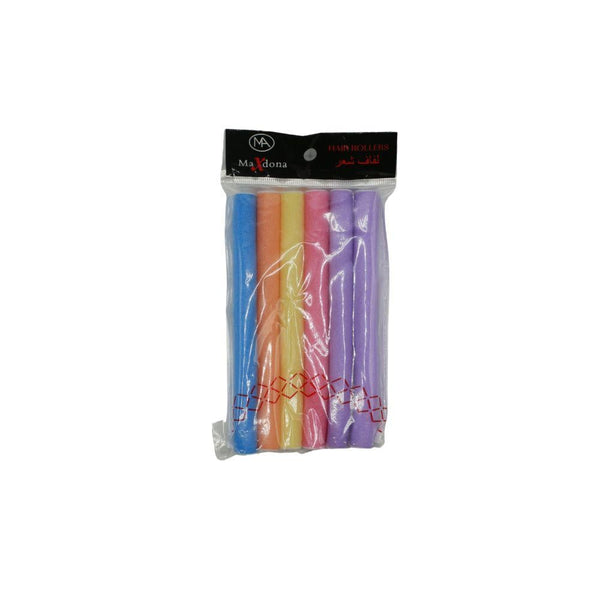 Maxdona Small Size Foam & Silicone Hair Curling Rollers 6 Pieces