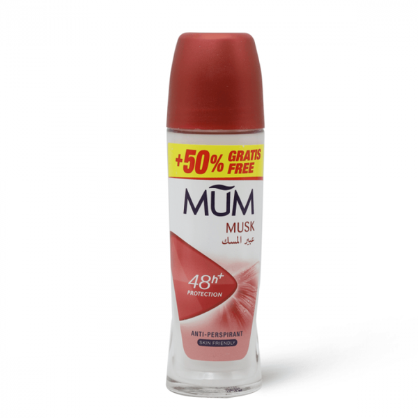 Roll On Deodorant Musk Fragrance Long Lasting Mum 50ml