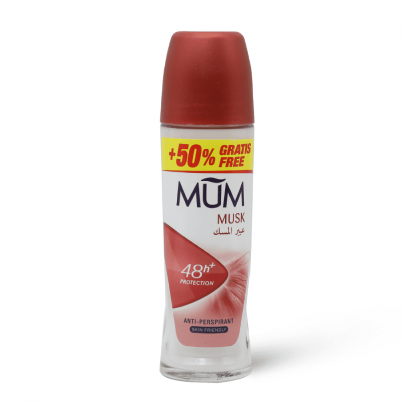 Roll On Deodorant Musk Fragrance Long Lasting Mum 50ml