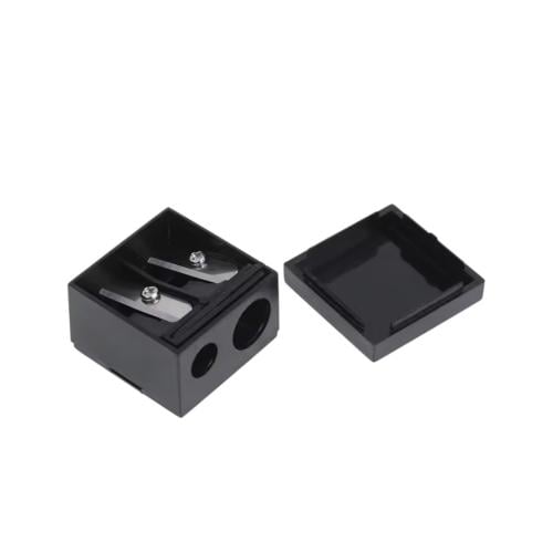 Lorance Double Makeup Pencil Sharpener, Dual-Sided, Eyeliner, Eyebrow, Lip