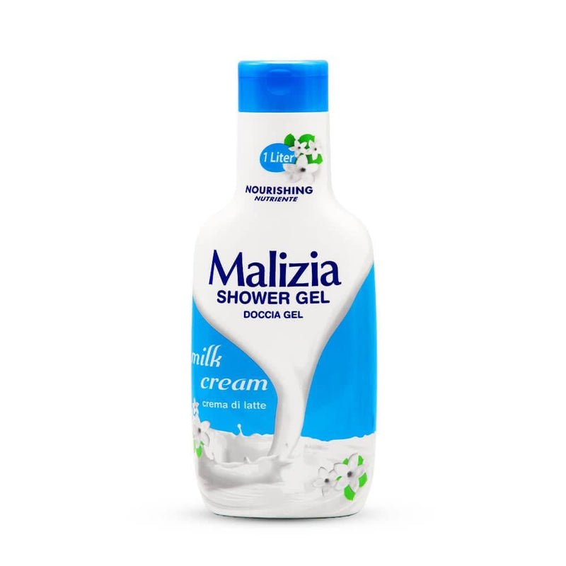Shower Gel Milk Cream Moisturising Malizia 1000ml