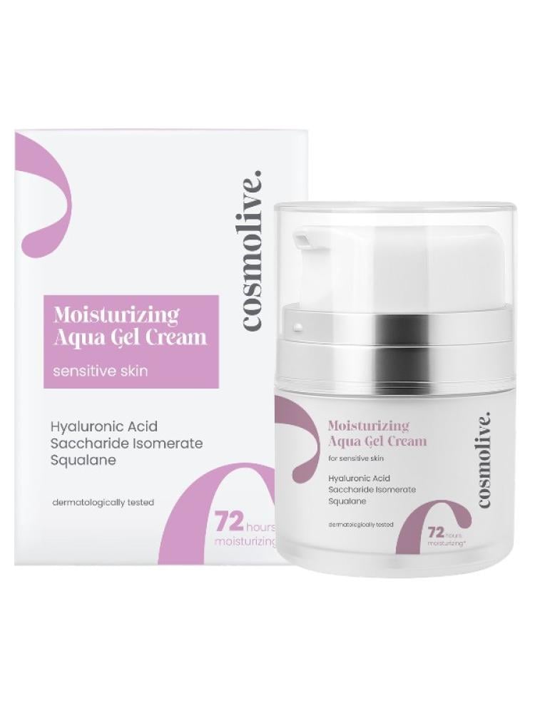 Gel Cream for Sensitive Skin Moisturizing Aqua Cosmolive 50ml