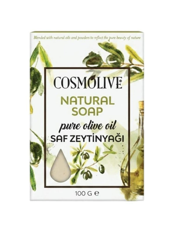 Natural Bar Soap Olive Oil Moisturising Cosmolive 100g