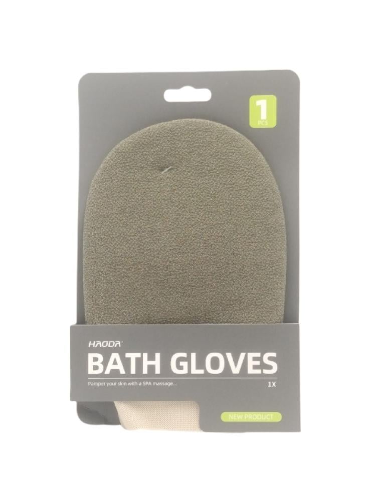 Exfoliating Glove Before and After Body Scrub Haoda Shower Glove Green